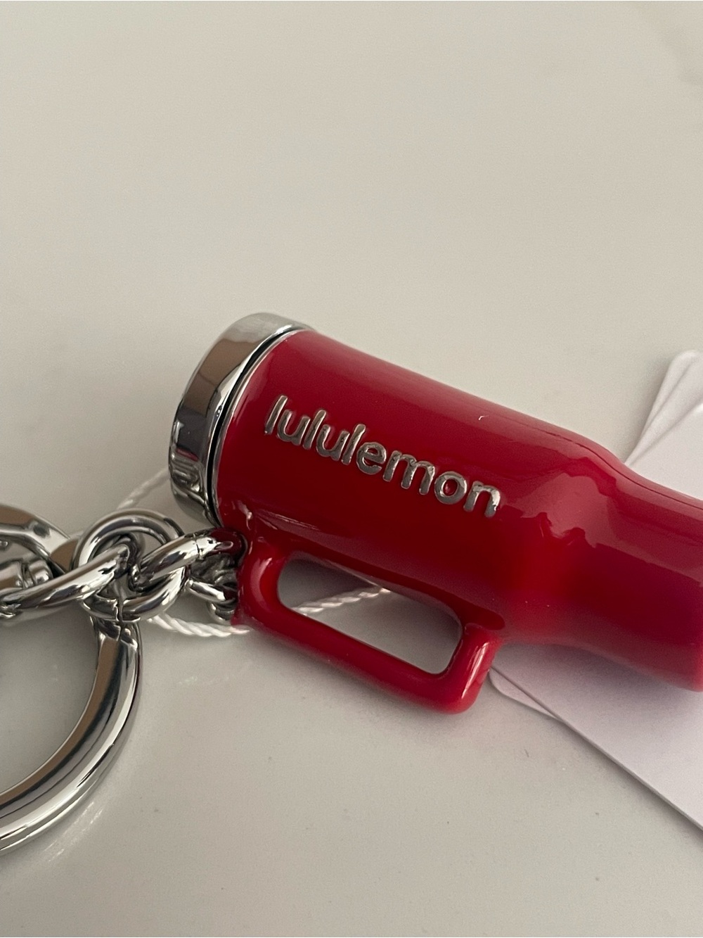 NWT Lululemon Drink Cup Keychain
